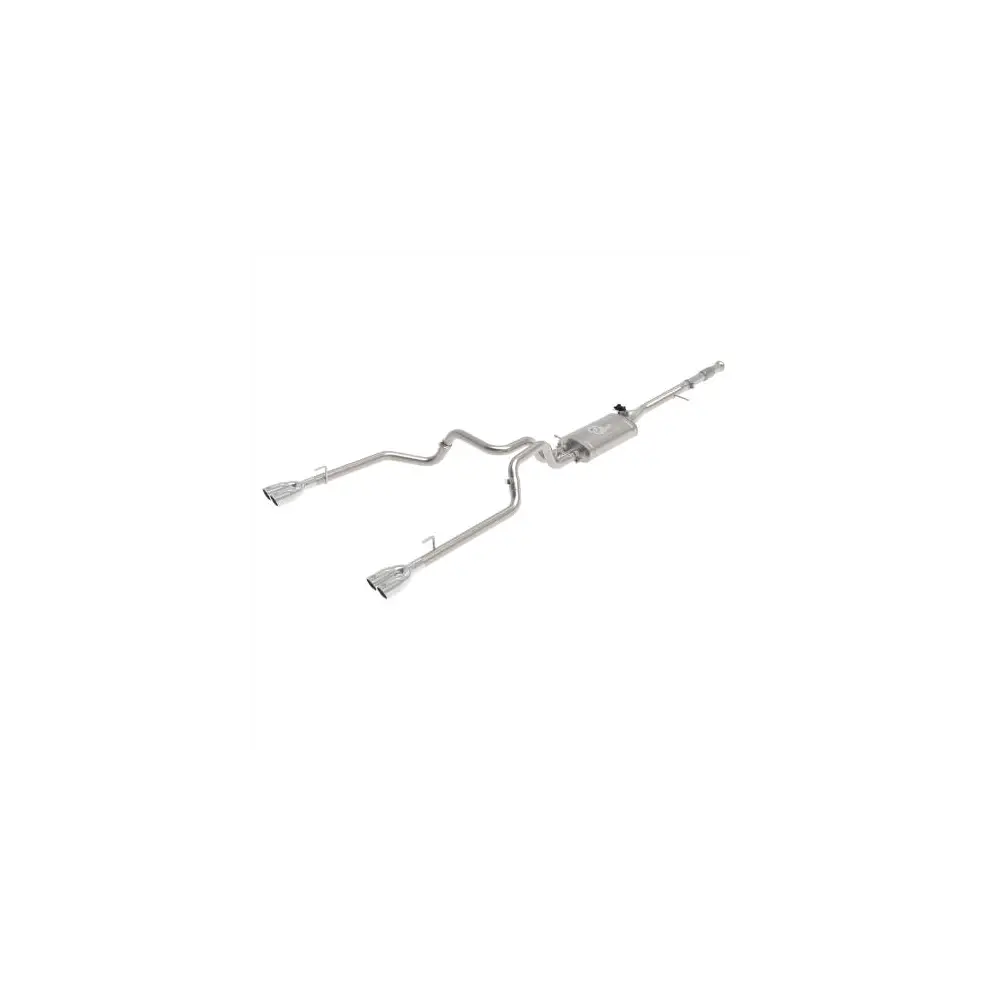Gemini XV 3" Cat-Back Exhaust System w/ Cut-Out - AFE49-34139-P